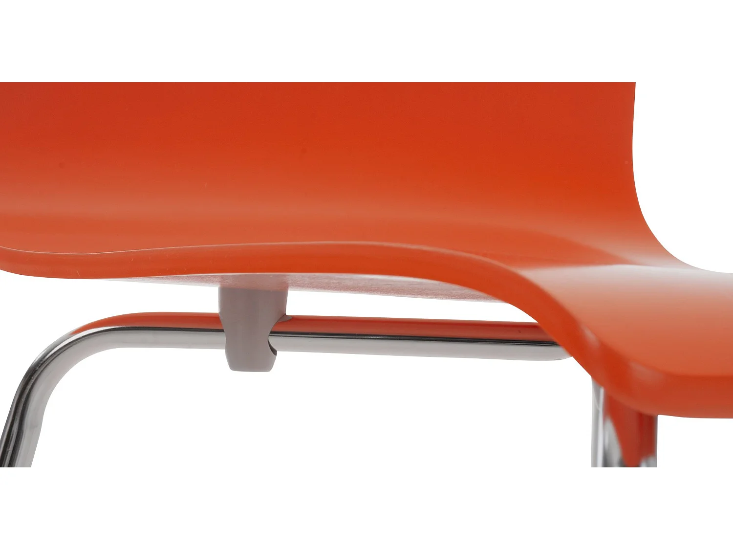 Lot de 8  Chaise de conférence - Bois & Nature - Orange - PEPE