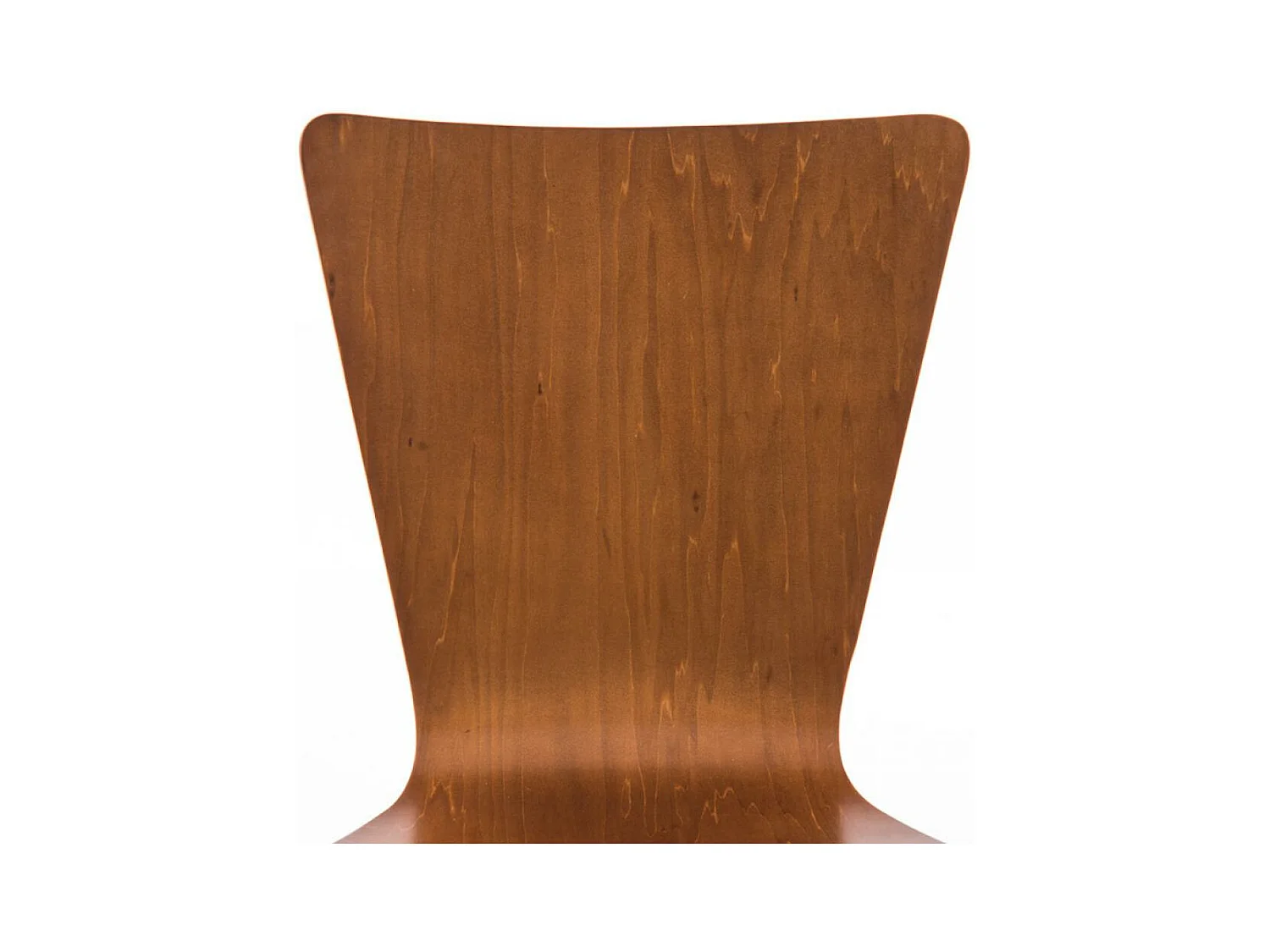 Lot de 16  Chaise de conférence - Bois & Blanc - Marron - Aaron