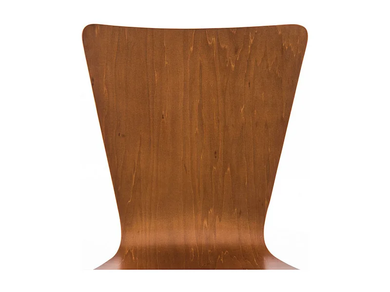 Lot de 16  Chaise de conférence - Bois & Blanc - Marron - Aaron