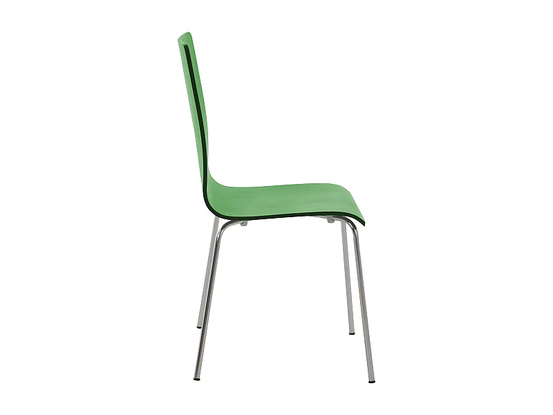 Lot de 2  Chaise de conférence - Bois & Antique - Vert - PEPE