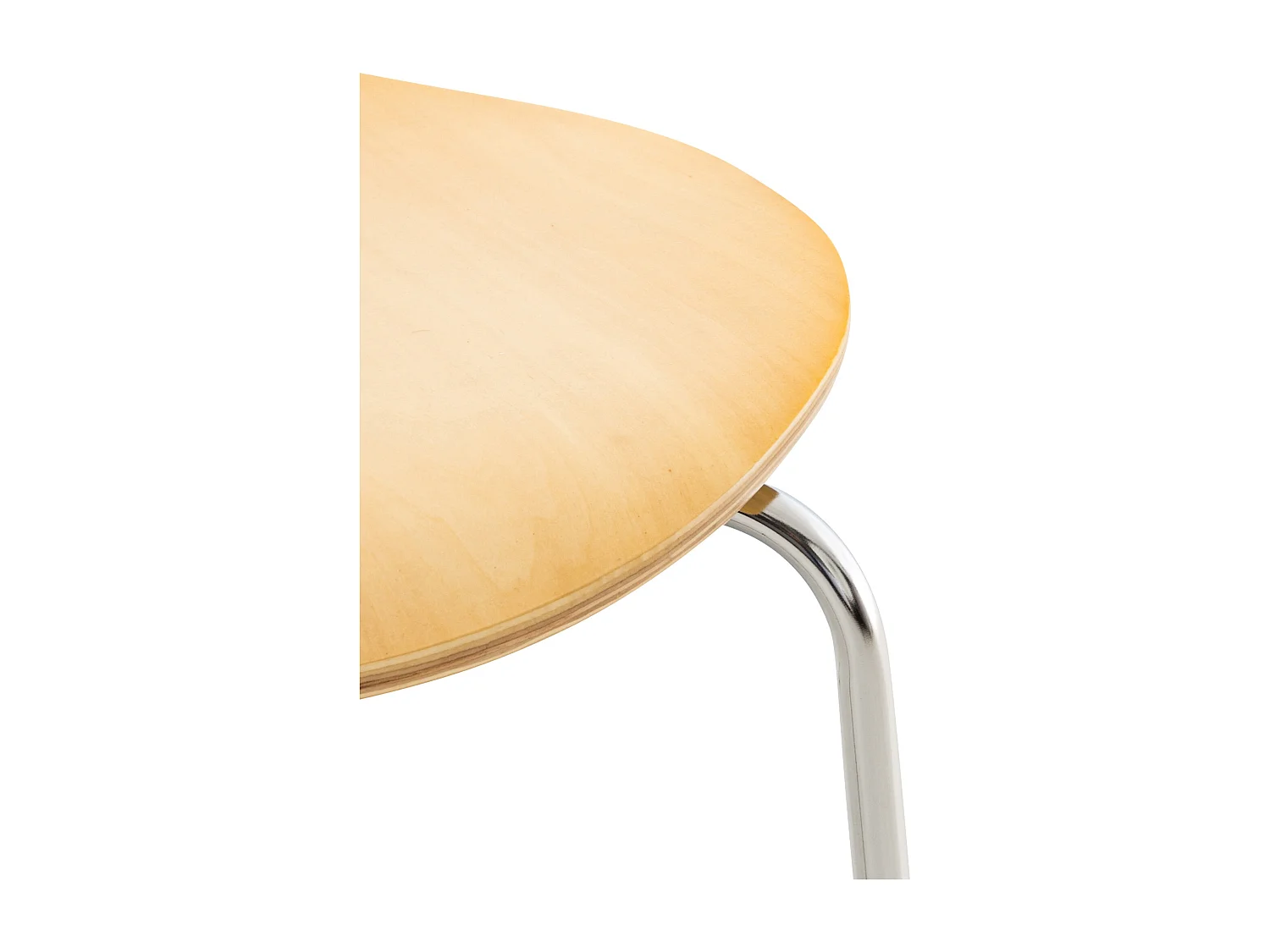 Set van 2  Conferentiestoelen - Hout - natura - DIEGO