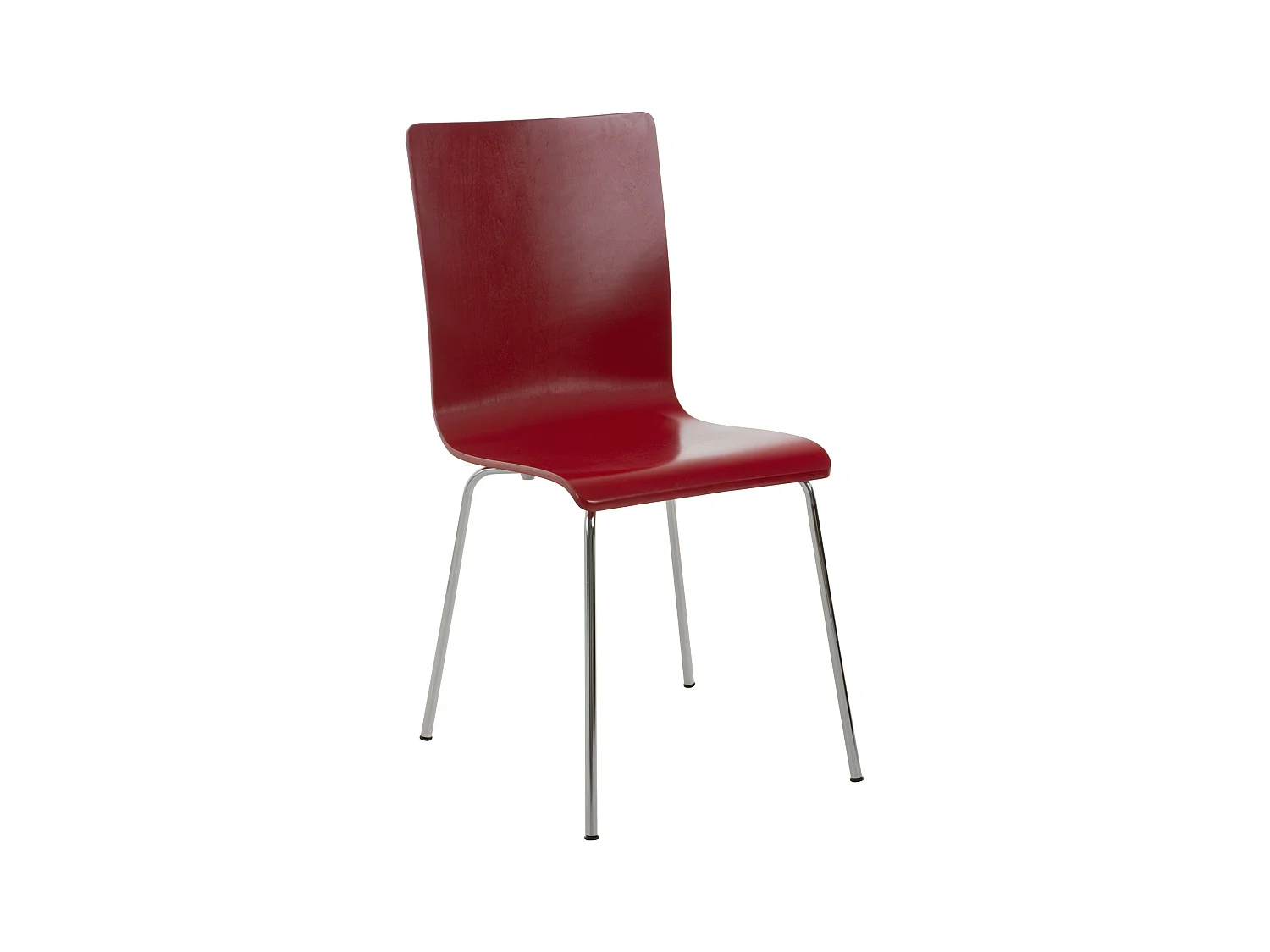 Chaise de conférence - Bois - Rouge - Pepe