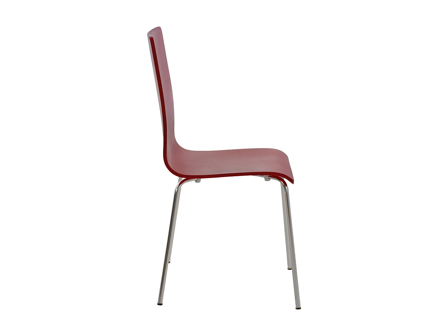 Chaise de conférence - Bois - Rouge - Pepe