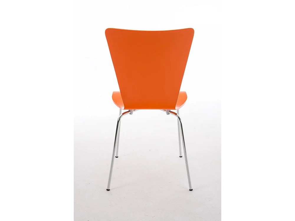 Lot de 16  Chaise de conférence - Bois & Nature - Orange - Aaron
