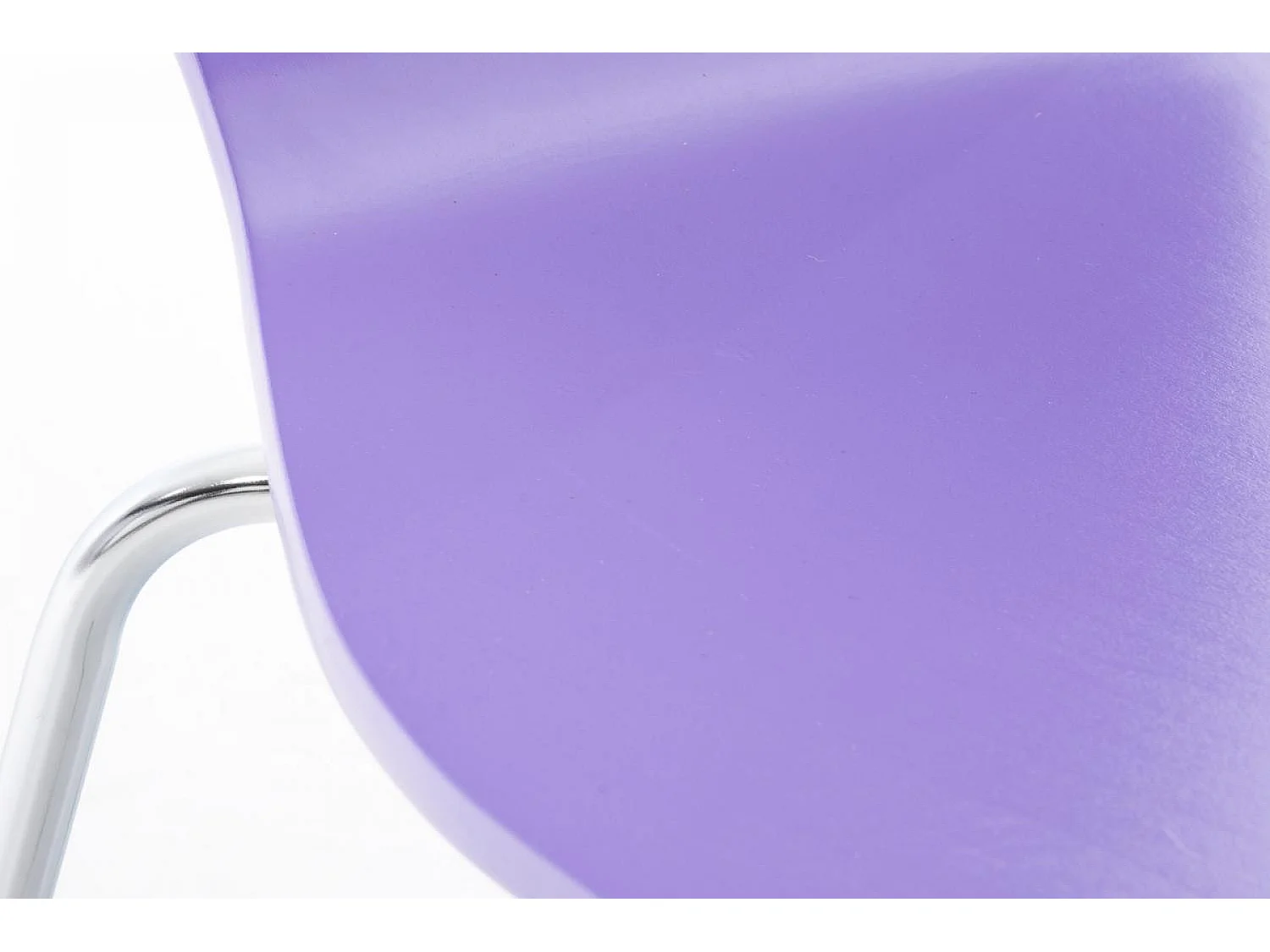 Set di 2  Sedie da conferenza - Legno & Metallo in look cromato - viola - Aaron