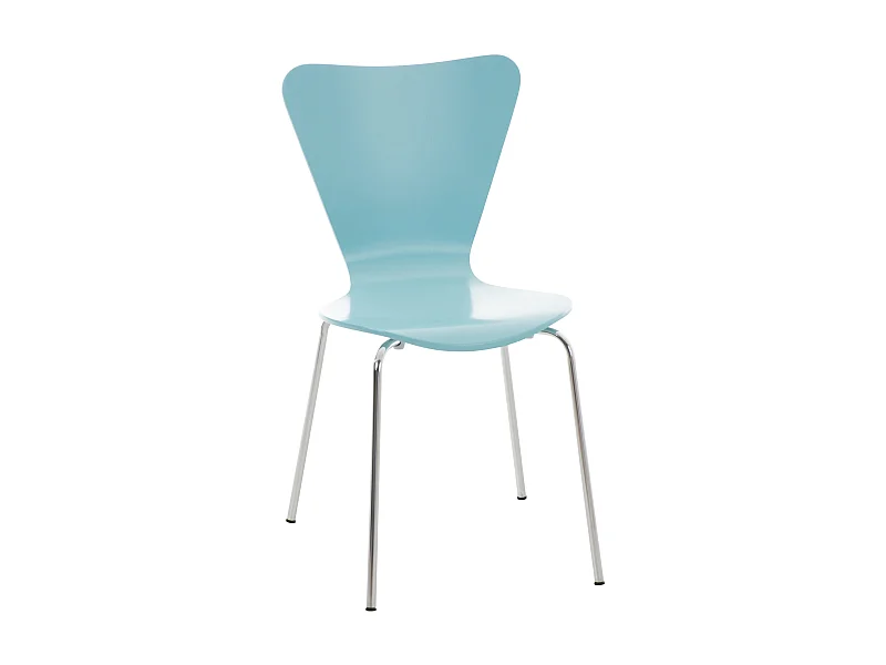 Conferentiestoelen - Hout - lichtblauw - Calisto