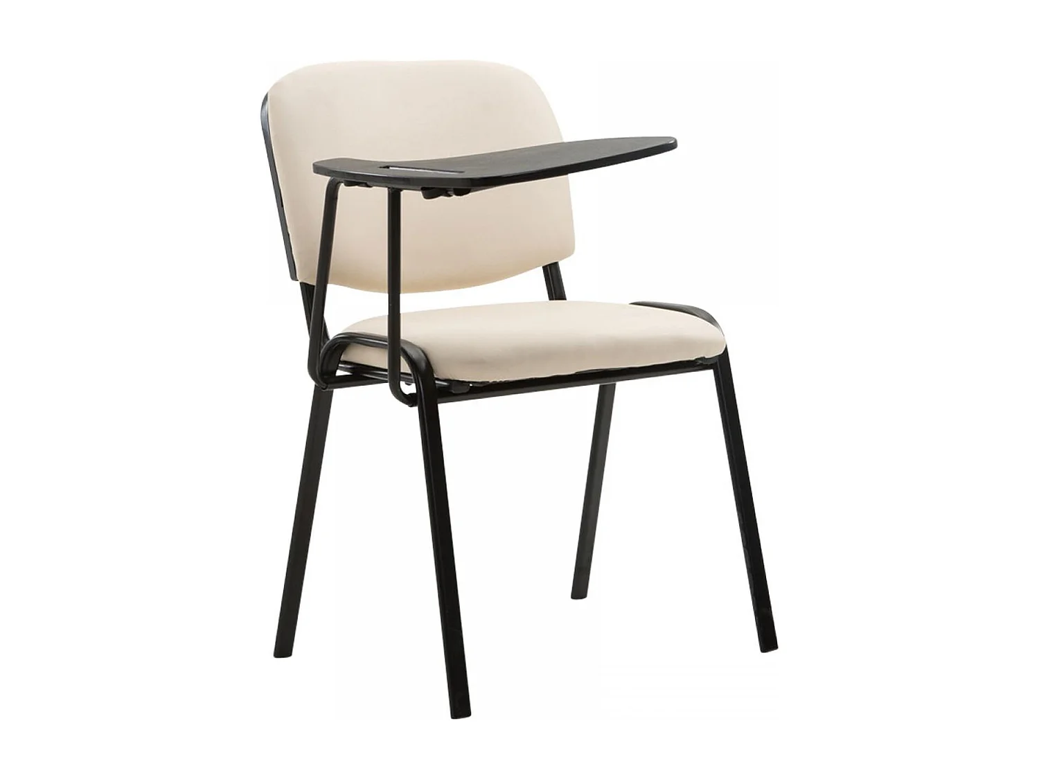 Chaise de conférence - Similicuir - Crème - Ken