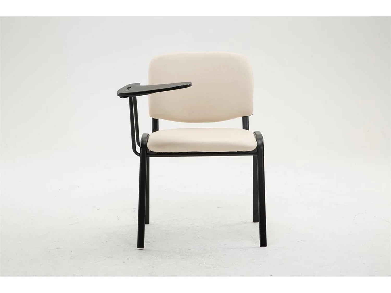 Chaise de conférence - Similicuir - Crème - Ken