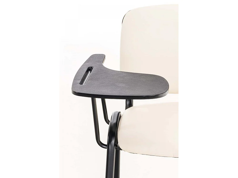 Chaise de conférence - Similicuir - Crème - Ken