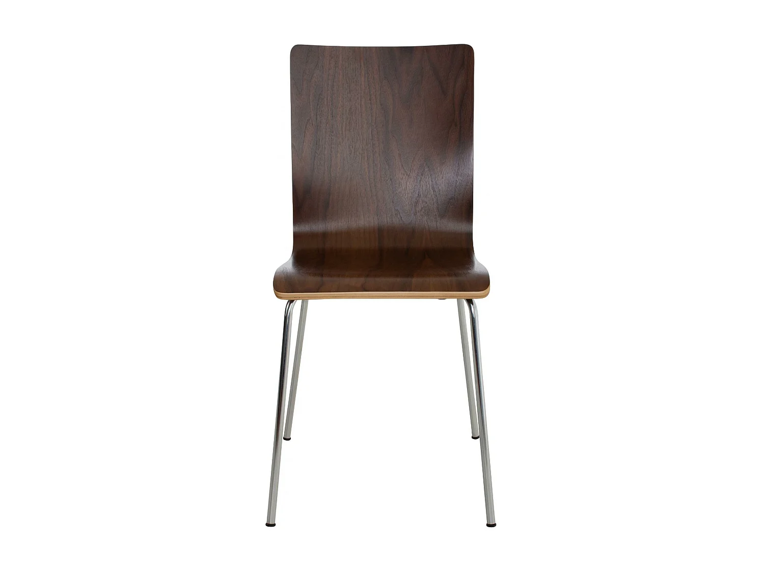 Conferentiestoelen - Hout & wit - walnoot - Pepe