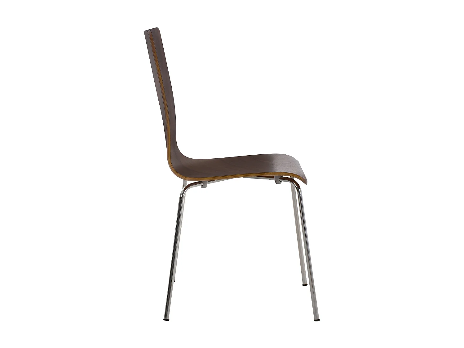 Conferentiestoelen - Hout & wit - walnoot - Pepe