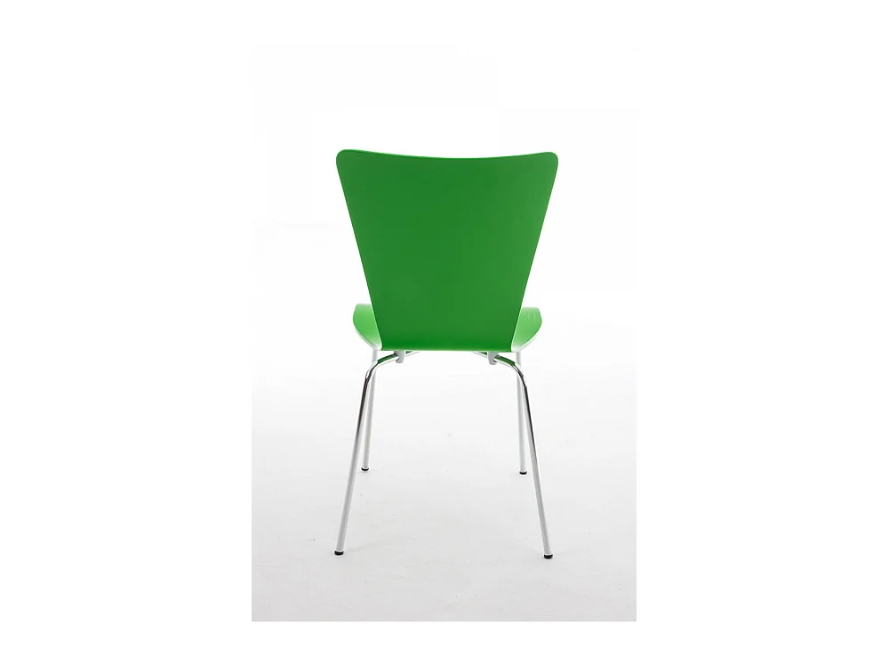Lot de 4  Chaise de conférence - Bois & Nature - Vert - Aaron