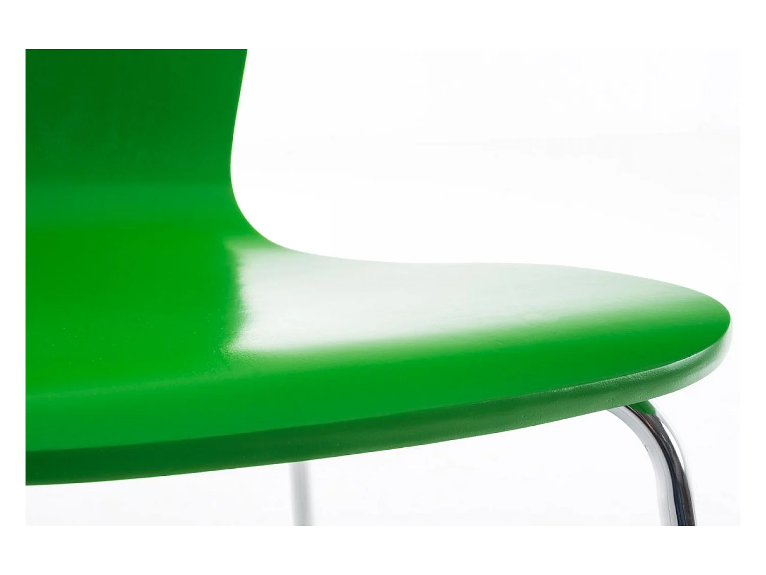 Lot de 4  Chaise de conférence - Bois & Nature - Vert - Aaron