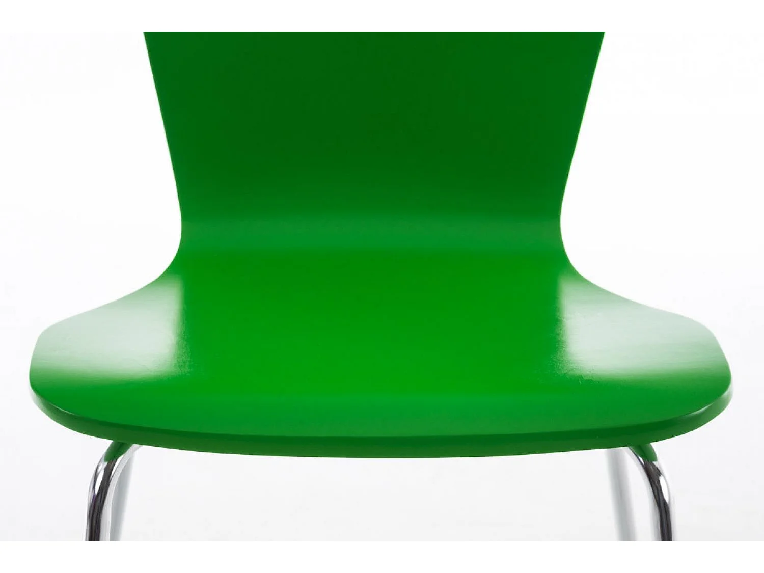 Lot de 4  Chaise de conférence - Bois & Nature - Vert - Aaron