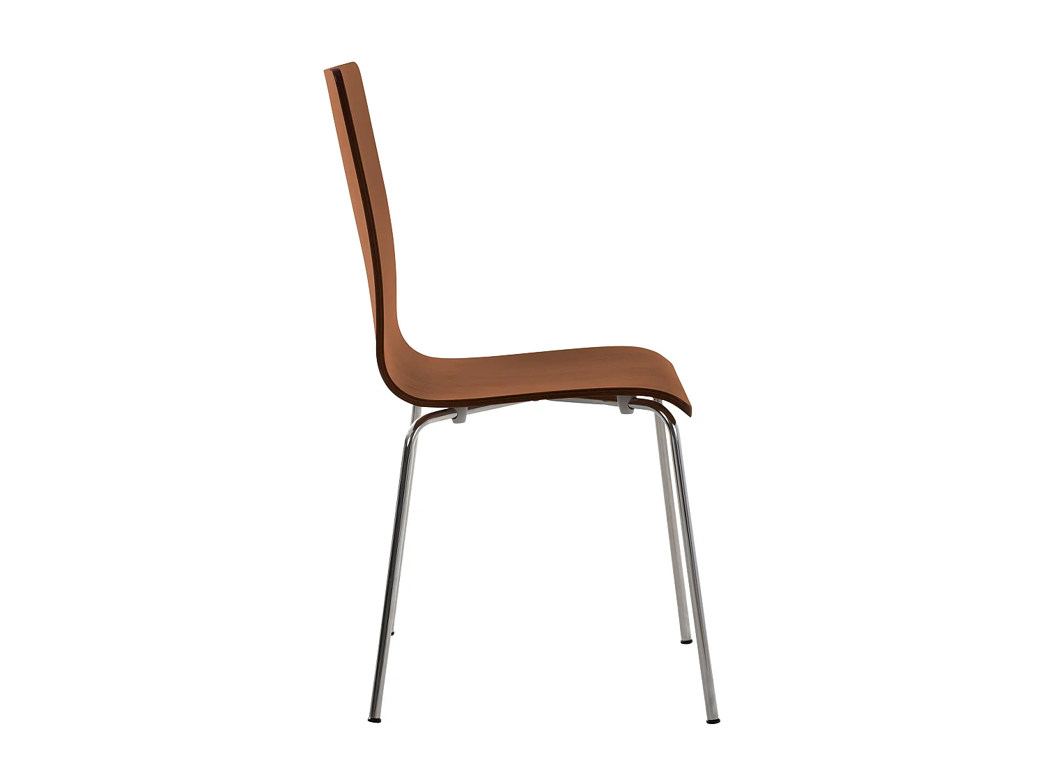 Conferentiestoelen - Hout - bruin - Pepe