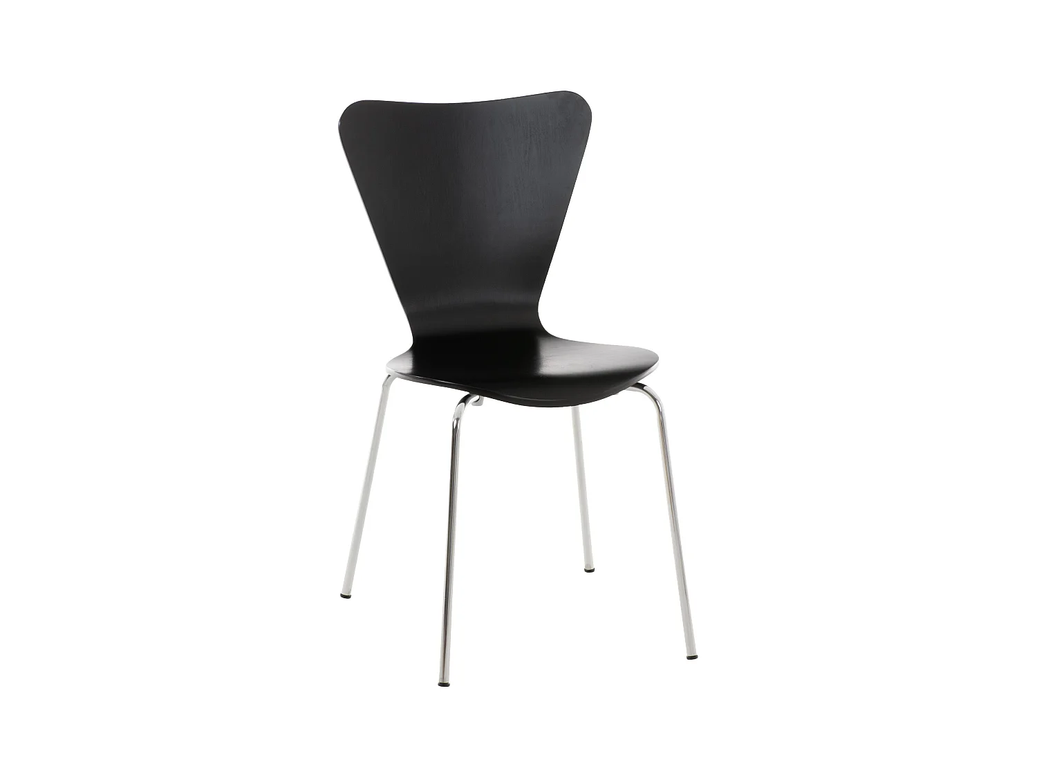 Chaise de conférence - Bois - Noir - Calisto