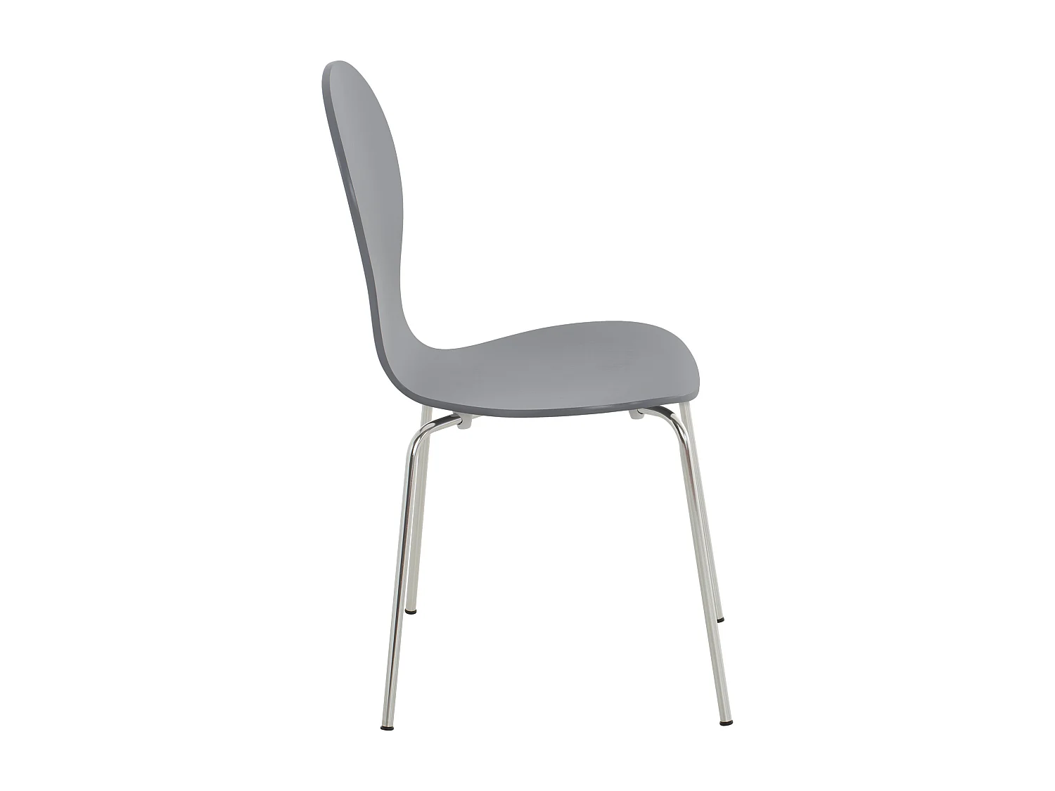 Set van 2  Conferentiestoelen - Hout - grijs - DIEGO