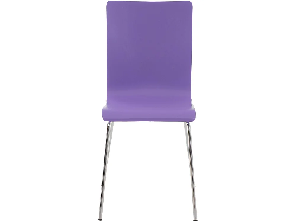 Lot de 4  Chaise de conférence - Bois & Nature - Violet - PEPE
