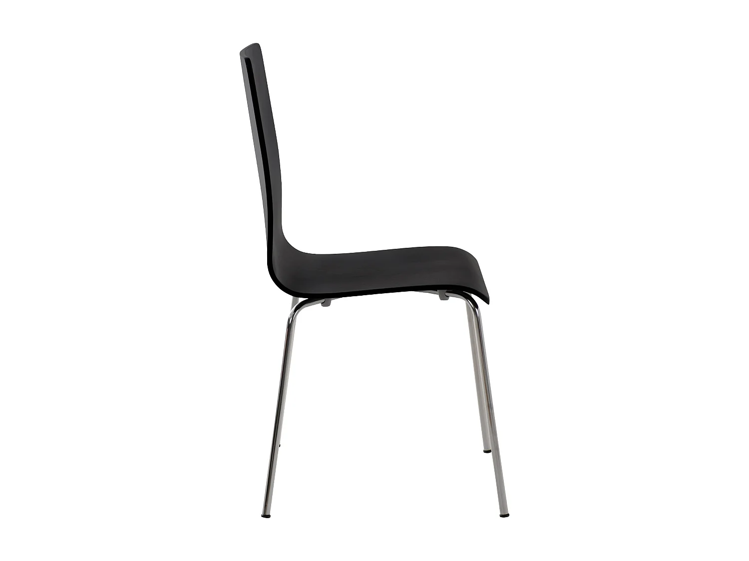 Lot de 8  Chaise de conférence - Bois & Antique - Noir - PEPE