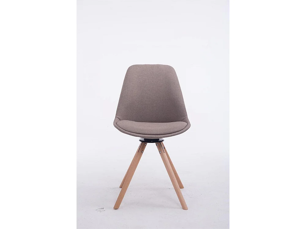 Conferentiestoelen - Stof & Hout - taupe - Troyes