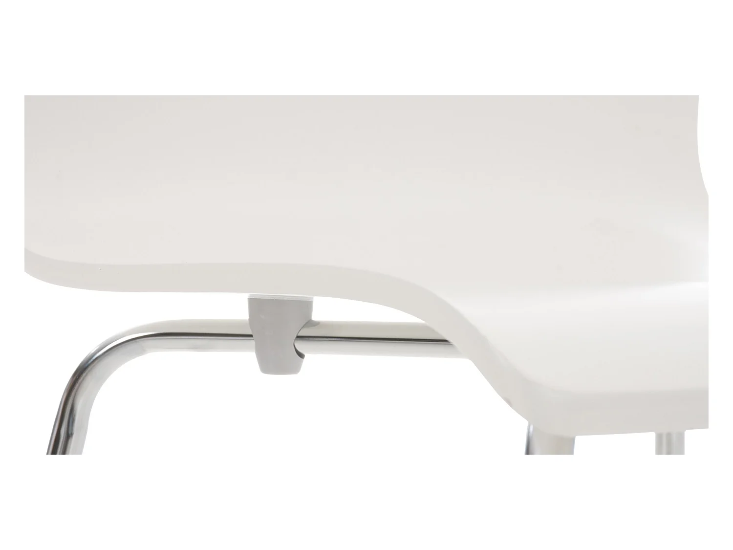 Lot de 2  Chaise de conférence - Bois & Antique - Blanc - PEPE