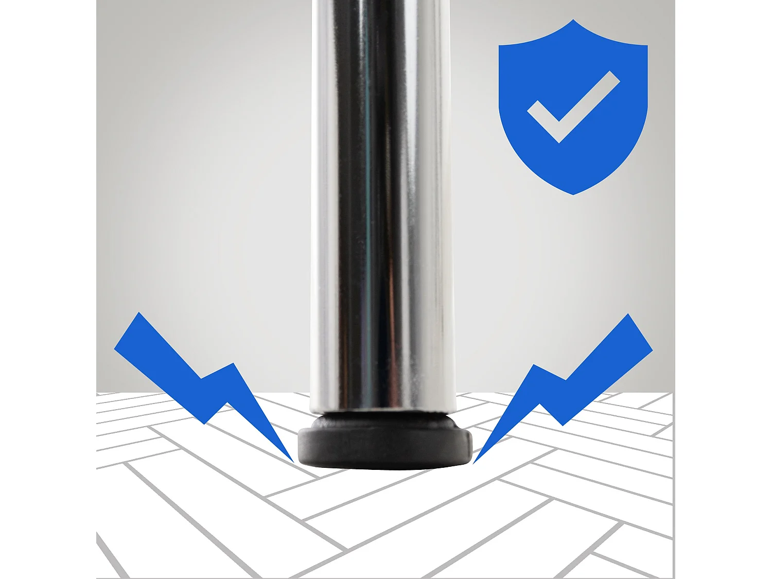 Lot de 8  Chaise de conférence - Bois - Rouge - Calisto