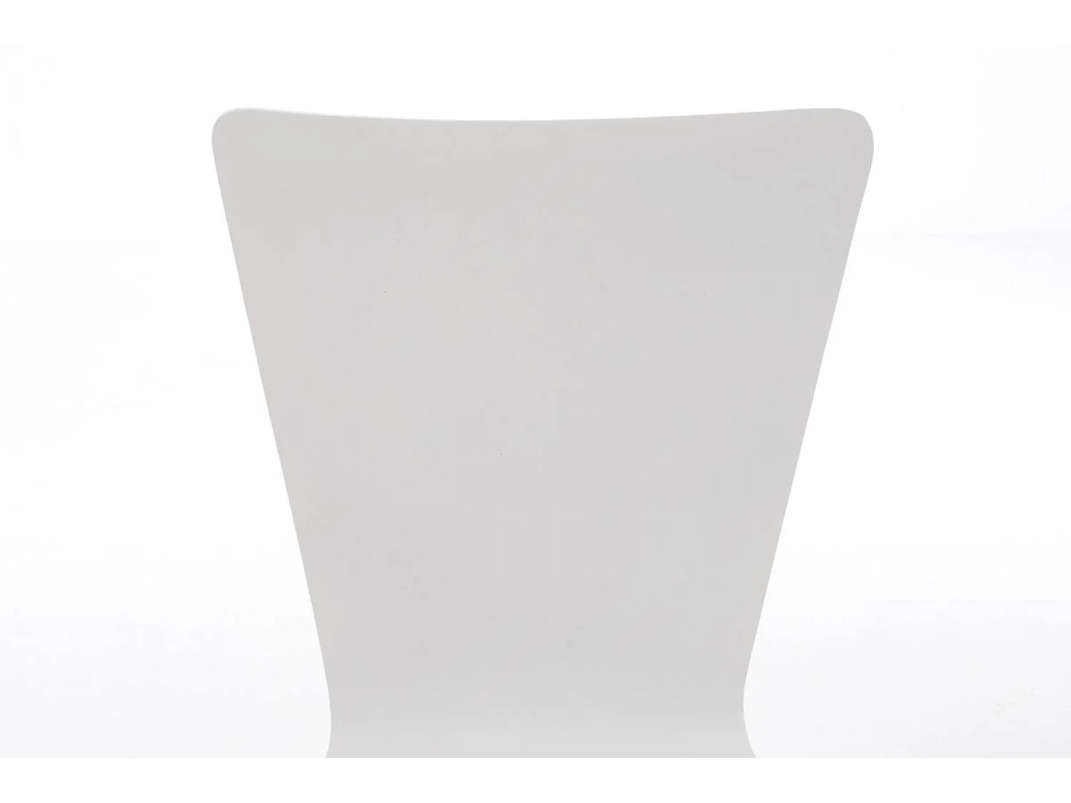 Lot de 8  Chaise de conférence - Bois & Blanc - Blanc - Aaron