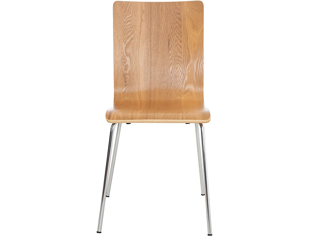 Lot de 4  Chaise de conférence - Bois & Nature - Chêne - PEPE