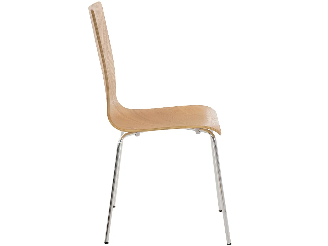Lot de 4  Chaise de conférence - Bois & Nature - Chêne - PEPE