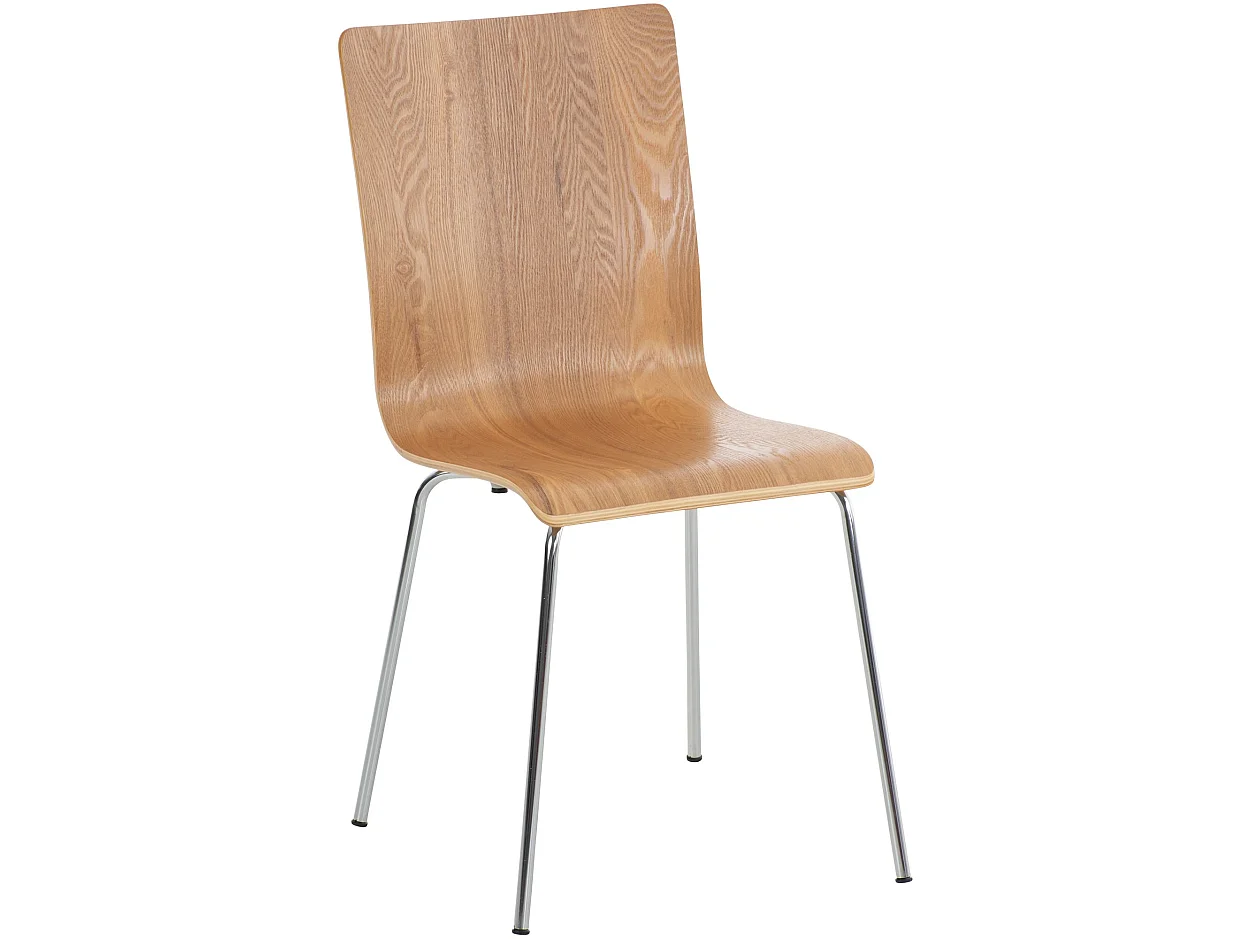Conferentiestoelen - Hout & wit - eik - Pepe
