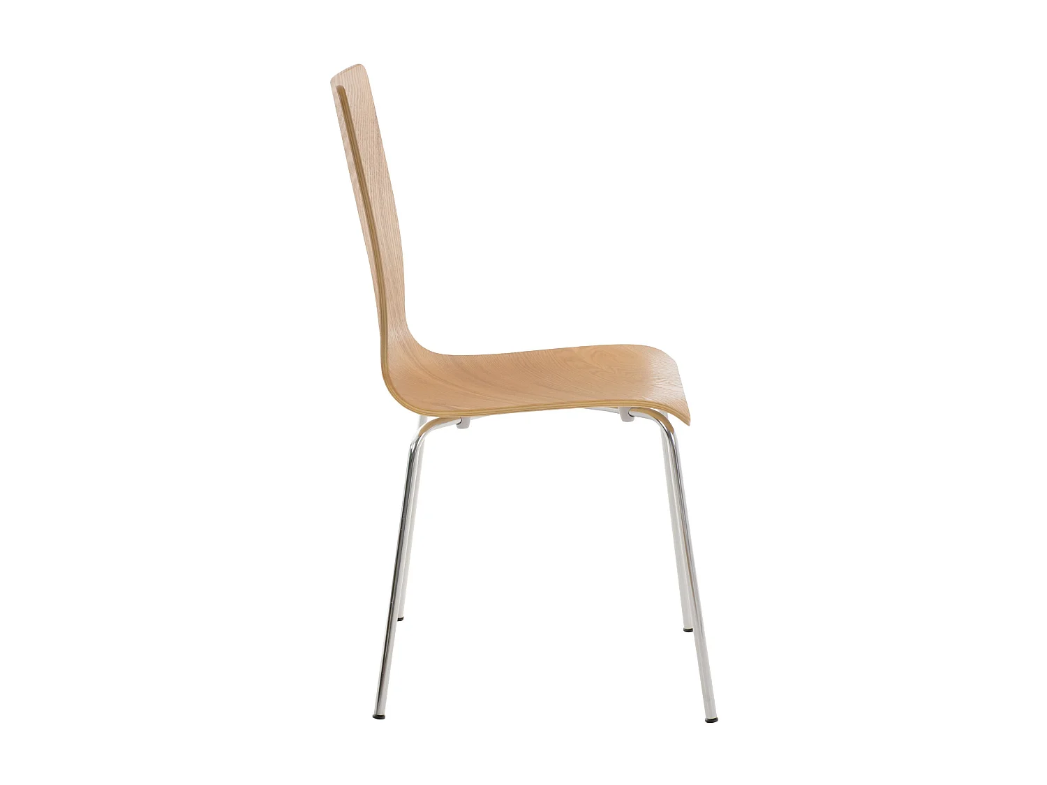 Chaise de conférence - Bois & Blanc - Chêne - Pepe