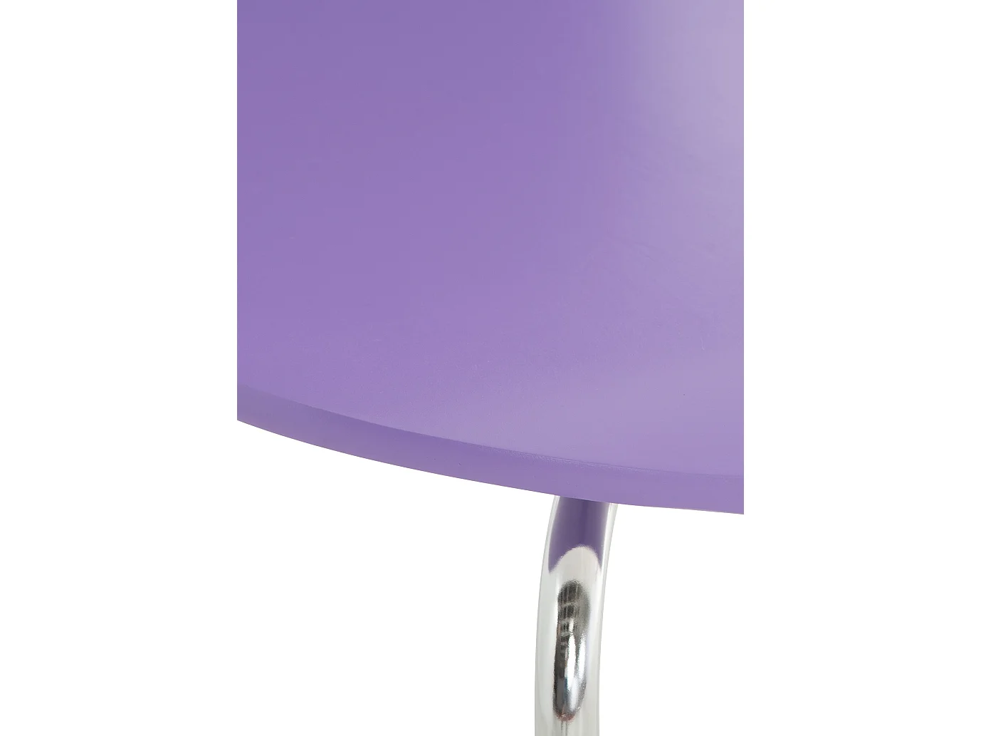 Lot de 4  Chaise de conférence - Bois - Violet - DIEGO