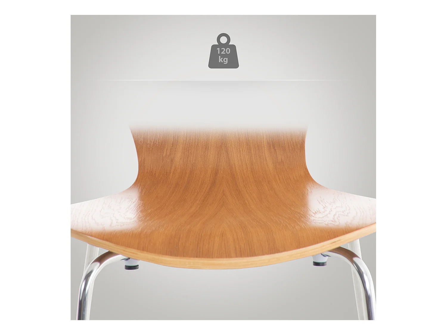 Set van 2  Conferentiestoelen - Hout & antiek - eik - Calisto