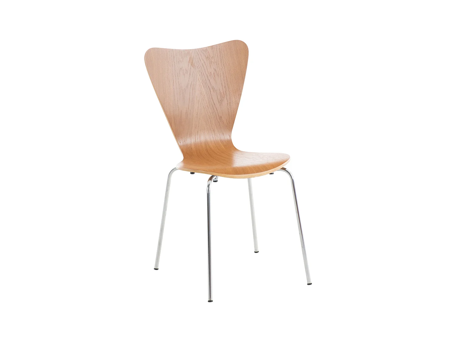 Chaise de conférence - Bois & Blanc - Chêne - Calisto