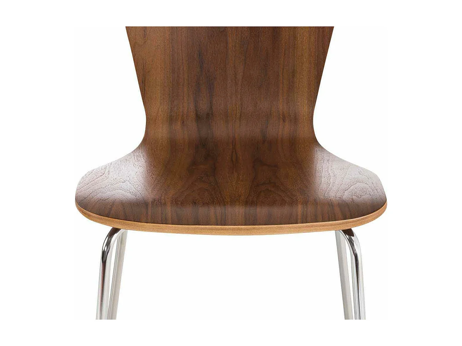 Lot de 16  Chaise de conférence - Bois & Gris - Noyer - Aaron