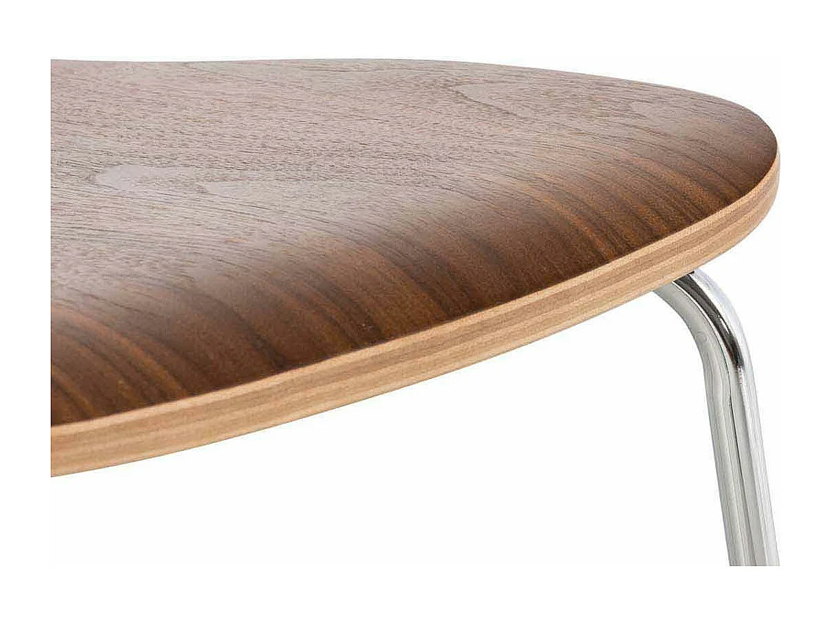 Lot de 16  Chaise de conférence - Bois & Gris - Noyer - Aaron