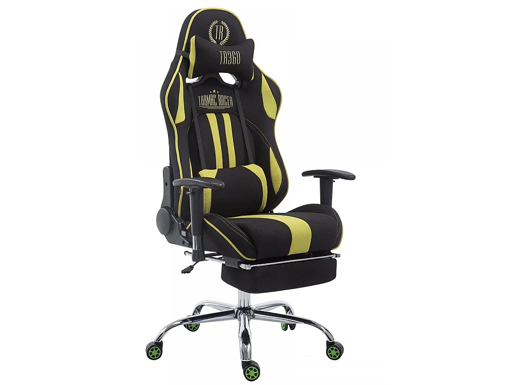 Chaise de bureau - Tissu - Noir / Vert - Limit