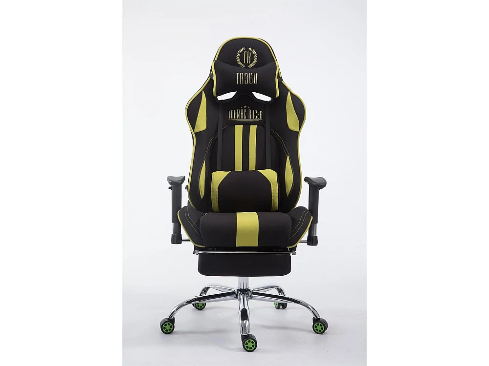 Chaise de bureau - Tissu - Noir / Vert - Limit