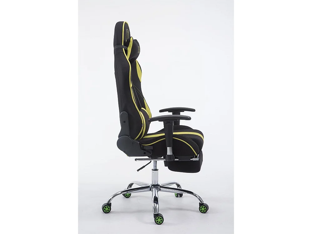 Chaise de bureau - Tissu - Noir / Vert - Limit