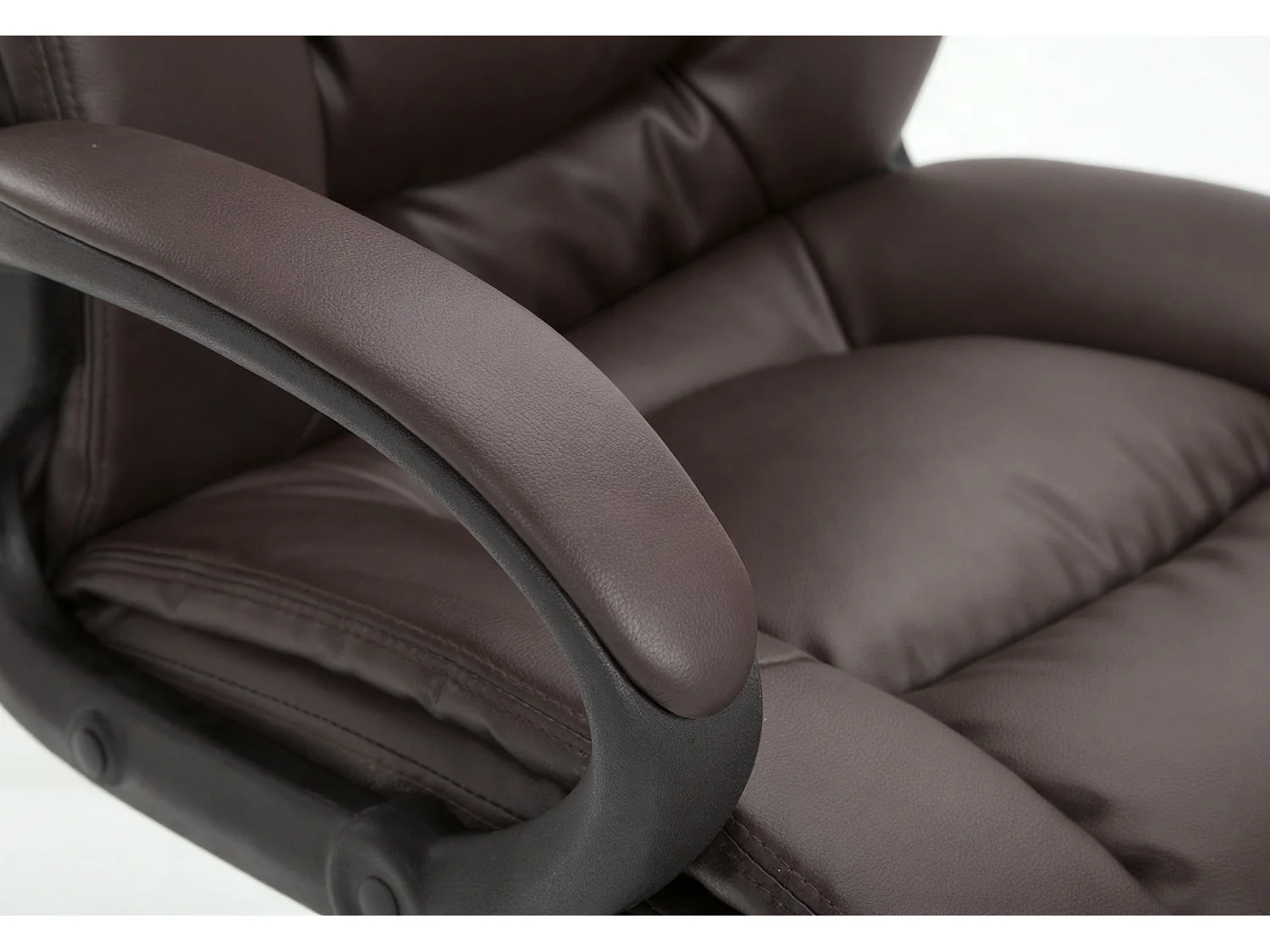 Chaise de bureau - Similicuir & Nature - Marron - XL Sparta