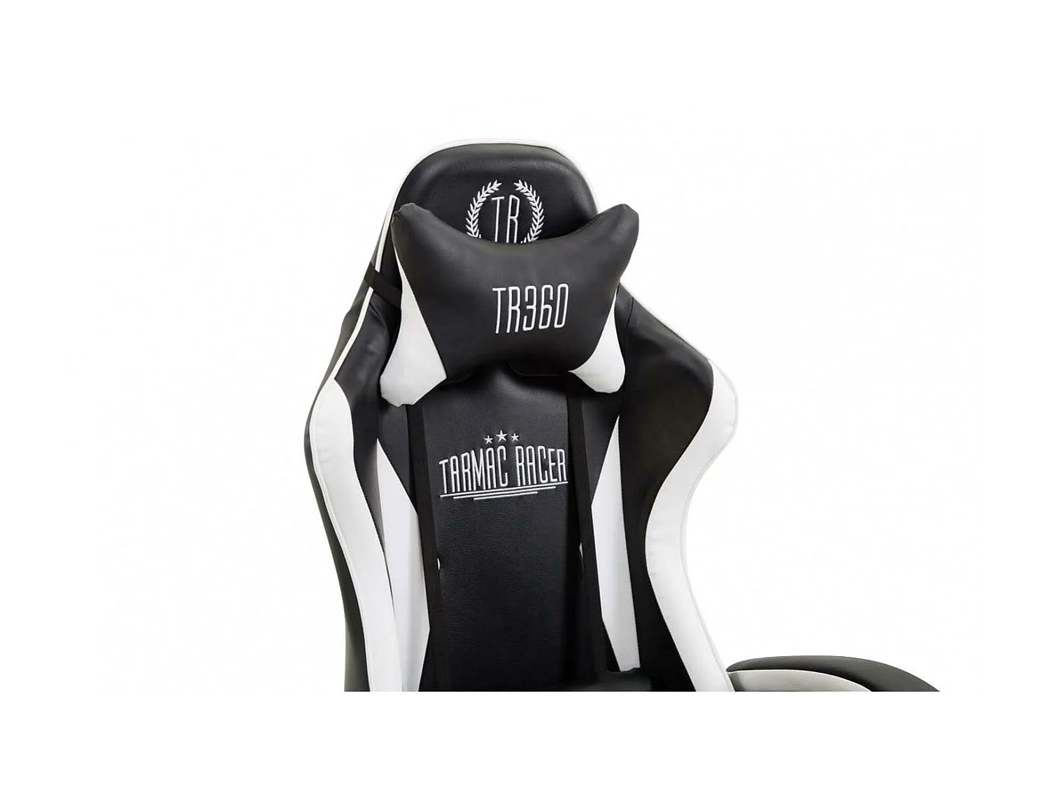 Chaise de bureau - Similicuir & Plastique - Noir / Blanc - Ignite