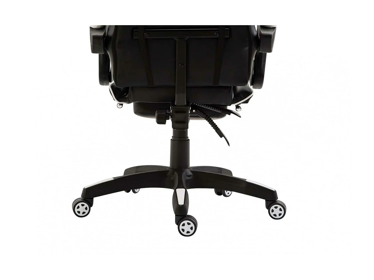 Chaise de bureau - Similicuir & Plastique - Noir / Blanc - Ignite