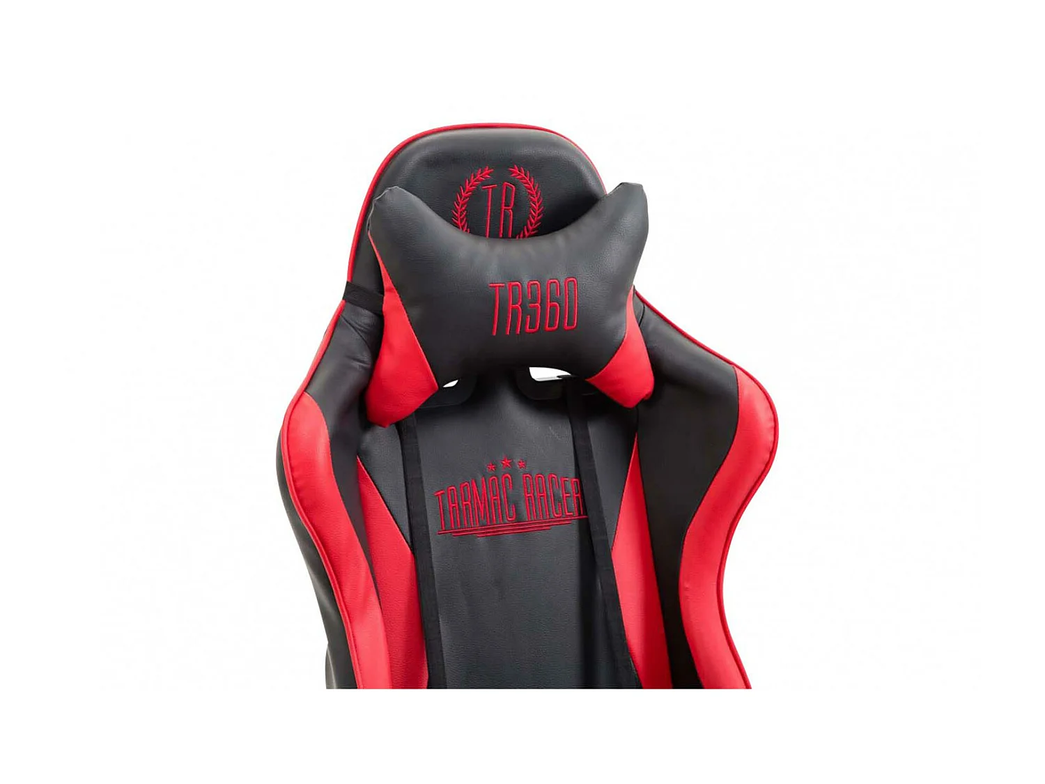 Chaise de bureau - Similicuir & Plastique - Noir / Rouge - Ignite