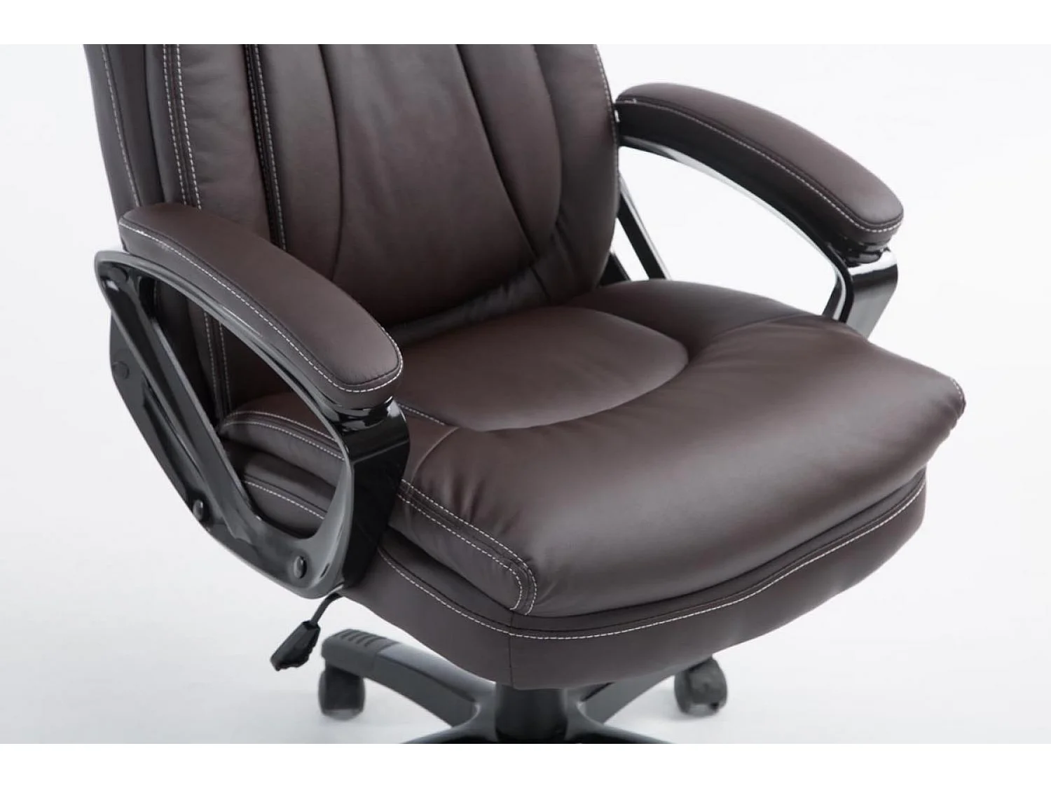 Bürosessel - Kunstleder & Kunststoff - braun - XL Platon