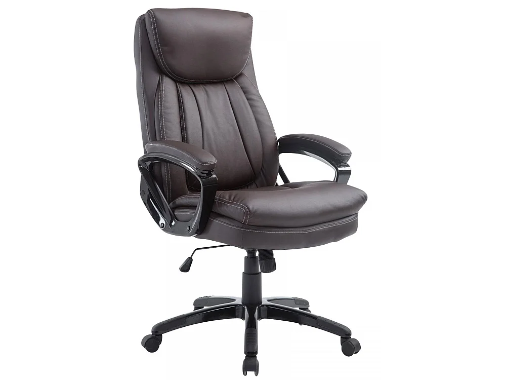 Chaise de bureau - Similicuir & Plastique - Marron - XL Platon