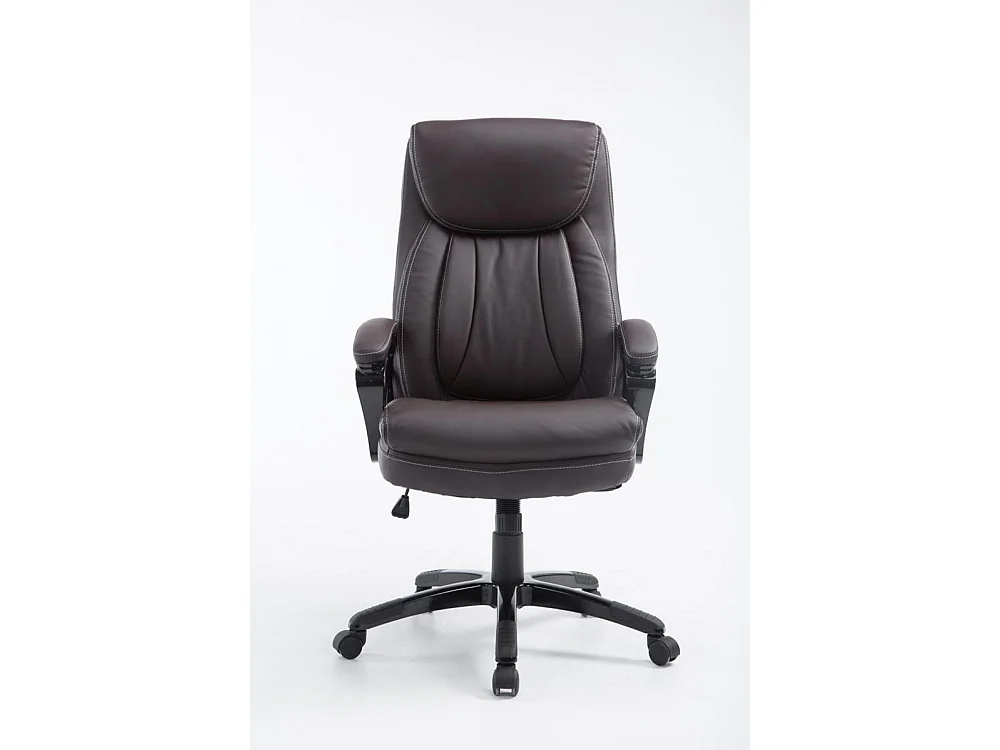 Chaise de bureau - Similicuir & Plastique - Marron - XL Platon