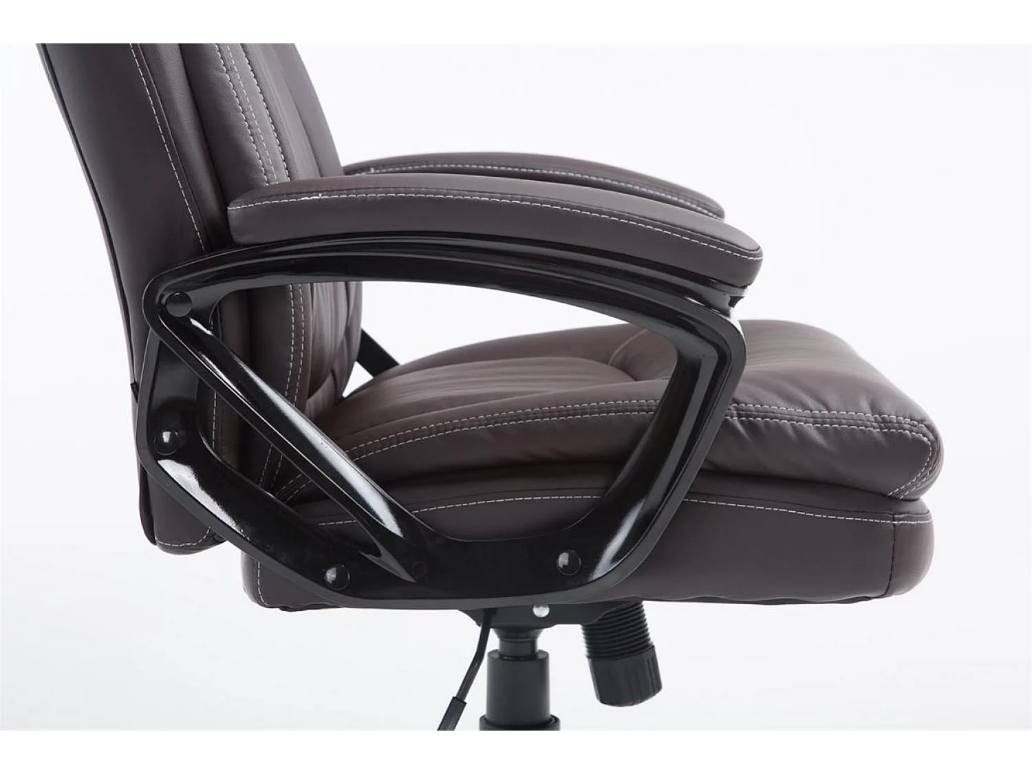 Chaise de bureau - Similicuir & Plastique - Marron - XL Platon