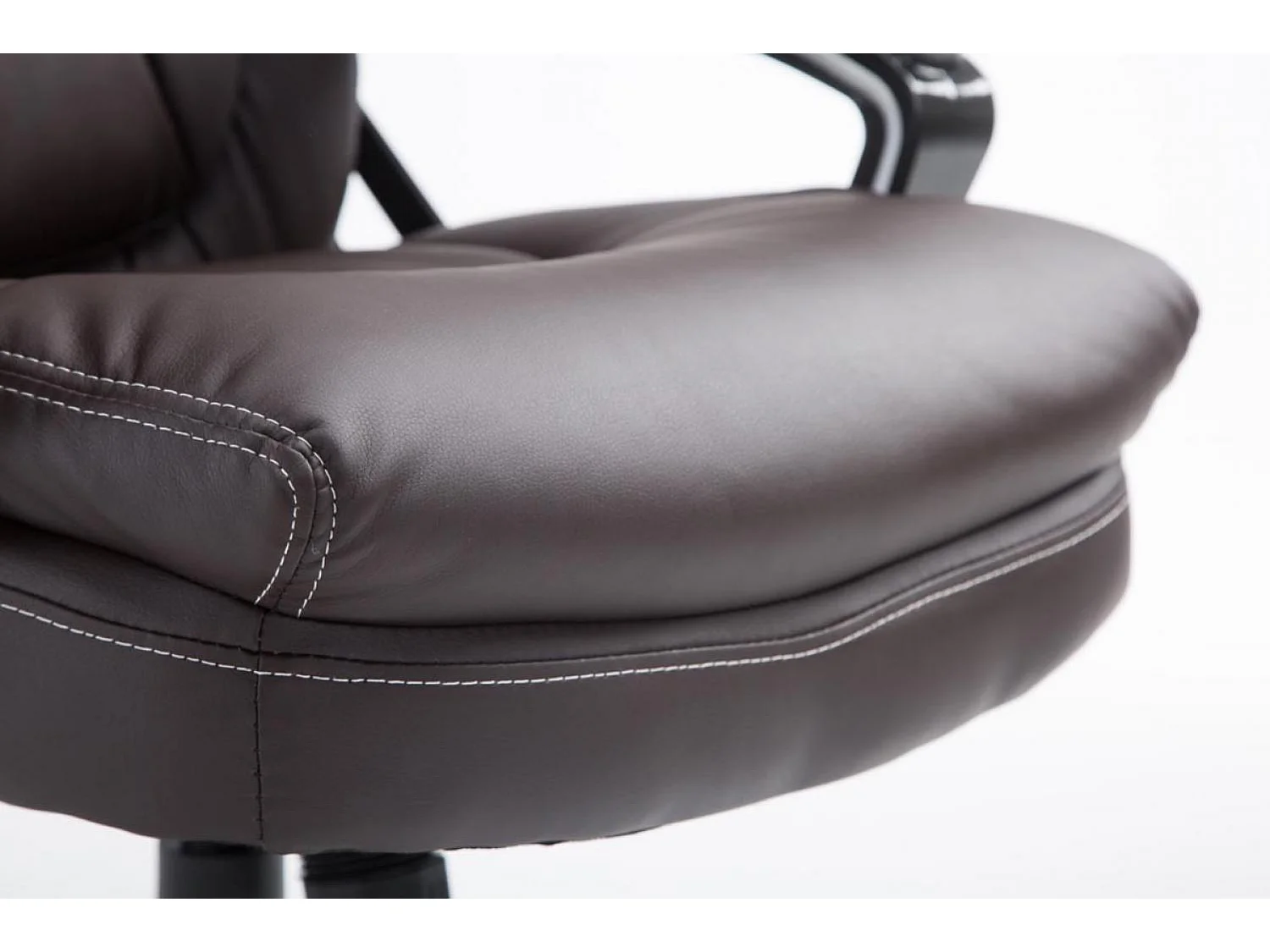 Chaise de bureau - Similicuir & Plastique - Marron - XL Platon