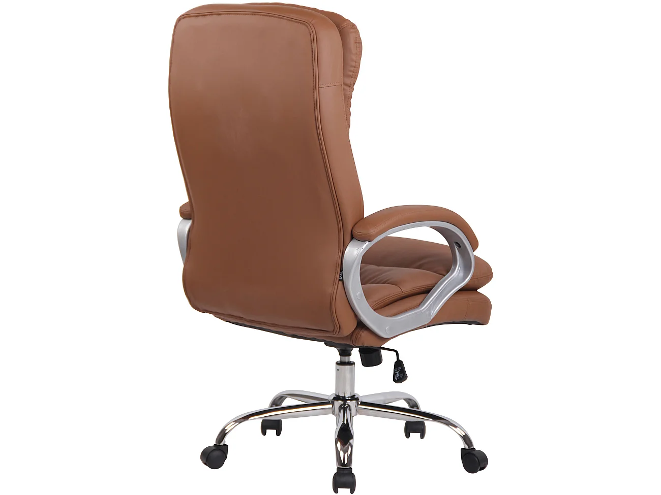 Chaise de bureau - Similicuir & Noir - Marron clair - XXL Vancouver