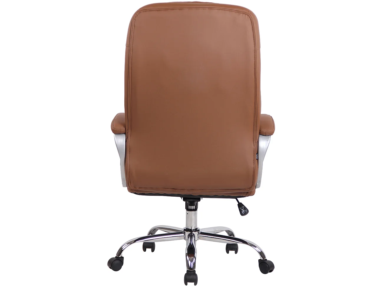 Chaise de bureau - Similicuir & Noir - Marron clair - XXL Vancouver